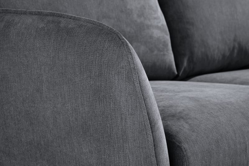 Trend Lyx 2-Pers. Sofa - Mørkegrå/Eg - Møbler - Sofaer - 2 personers sofa