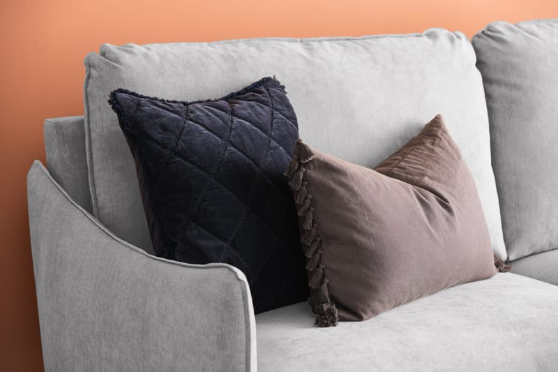 Trend Lyx 2-personers Stofsofa - Lysegrå - M øbler - Sofaer - 2 personers sofa