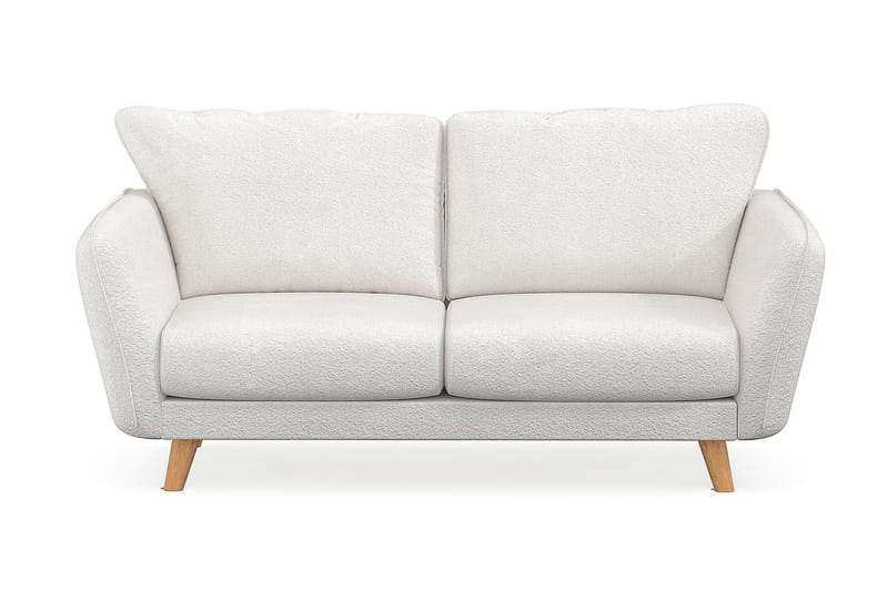 Trend Lyx 2-Pers. Sofa - Hvid|Bouclé - 2 personers sofa