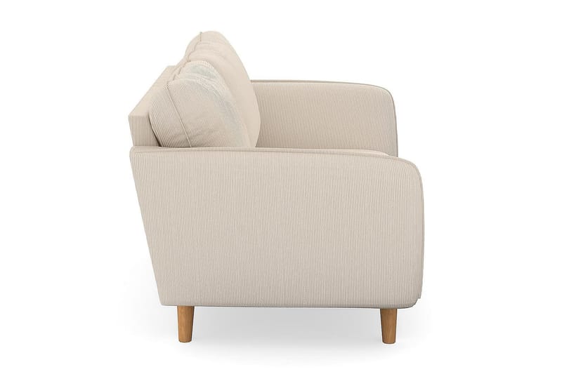 Trend Lyx 2-Pers. Sofa - Beige Jernbanefløjl - 2 personers sofa