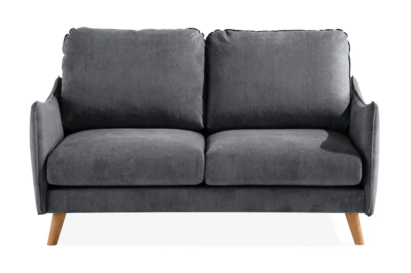 Trend Lyx 2-Pers. Sofa, Mørkegrå/Eg