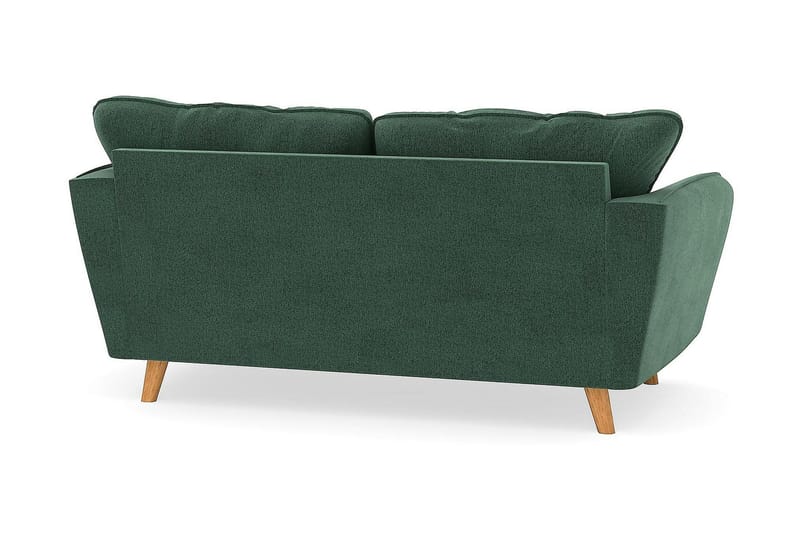 Trend Lyx 2-personers Fløjlssofa - Mørkegrøn - Møbler - Sofaer - 2 personers sofa