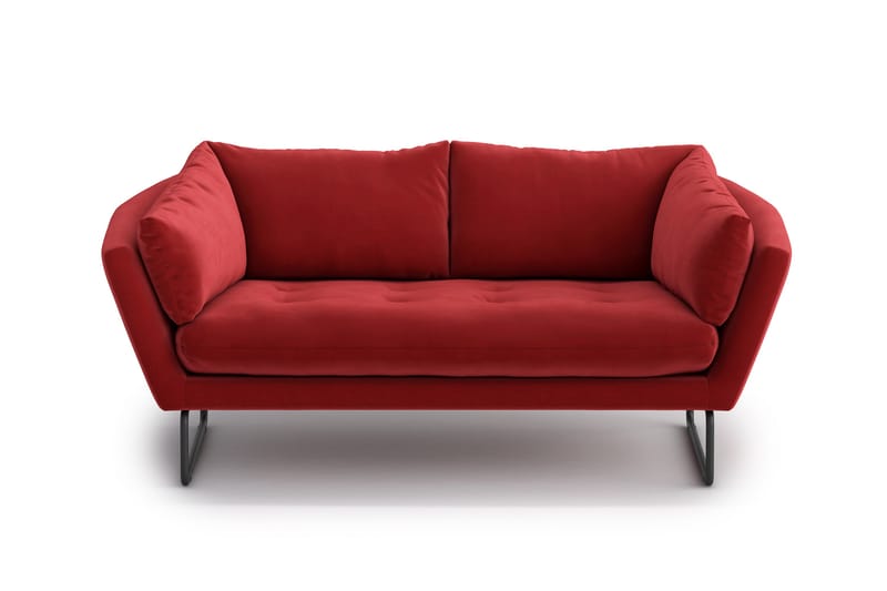 Ynnabo 2-Pers. Sofa - Rød - 2 personers sofa