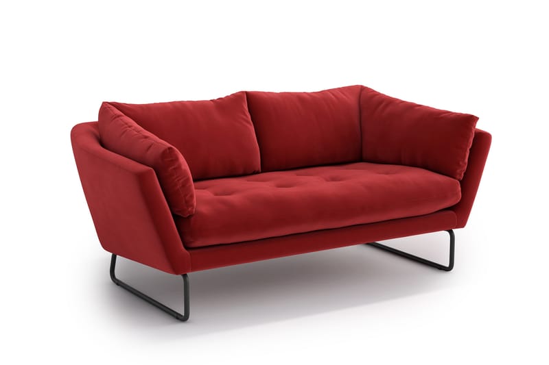 Ynnabo 2-Pers. Sofa - Rød - 2 personers sofa