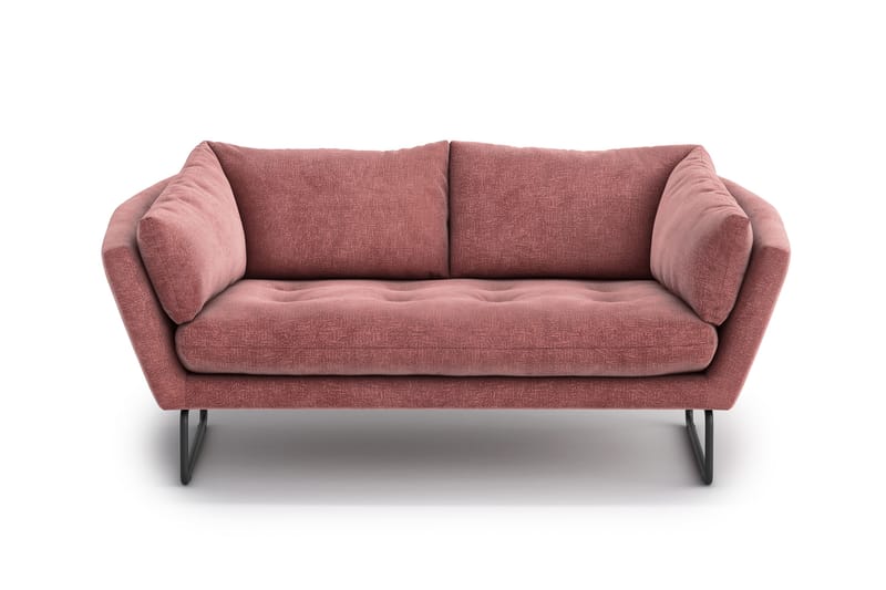 Ynnabo 2-Pers. Sofa - Lyserød - 2 personers sofa