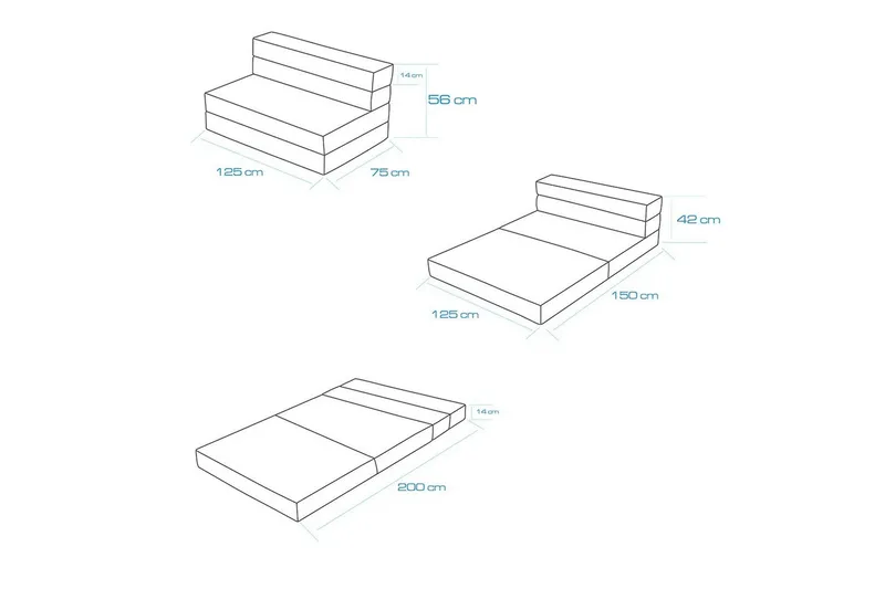 2-sæders sovesofa Maroubridgelcrest Grå - Grå - Møbler - Sofaer - Sovesofaer