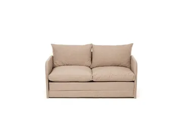 2-sæders sovesofa Rubby (128 x 70 x 66 cm) Beige - Beige - Møbler - Sofaer - Sovesofaer