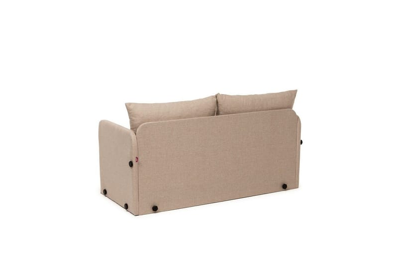 2-sæders sovesofa Rubby (128 x 70 x 66 cm) Beige - Beige - Møbler - Sofaer - Sovesofaer