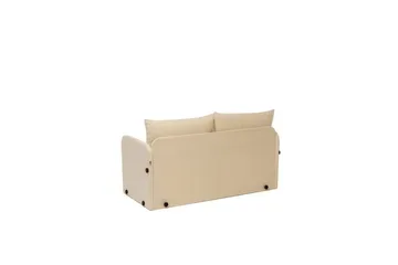 2-sæders sovesofa Rubby (128 x 70 x 66 cm) Creme - Creme - Møbler - Sofaer - Sovesofaer