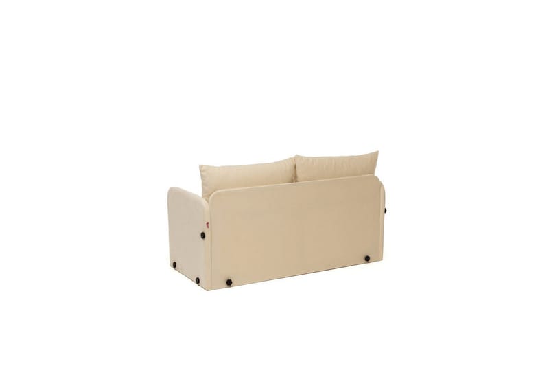 2-sæders sovesofa Rubby (128 x 70 x 66 cm) Creme - Creme - Møbler - Sofaer - Sovesofaer