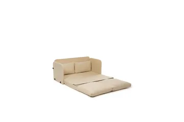 2-sæders sovesofa Rubby (128 x 70 x 66 cm) Creme - Creme - Møbler - Sofaer - Sovesofaer