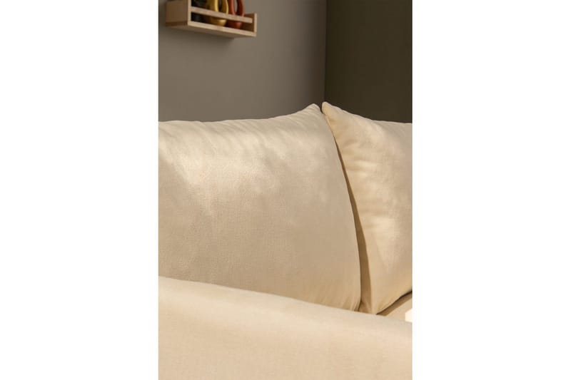 2-sæders sovesofa Rubby (128 x 70 x 66 cm) Creme - Creme - Møbler - Sofaer - Sovesofaer