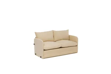 2-sæders sovesofa Rubby (128 x 70 x 66 cm) Creme - Creme - Møbler - Sofaer - Sovesofaer