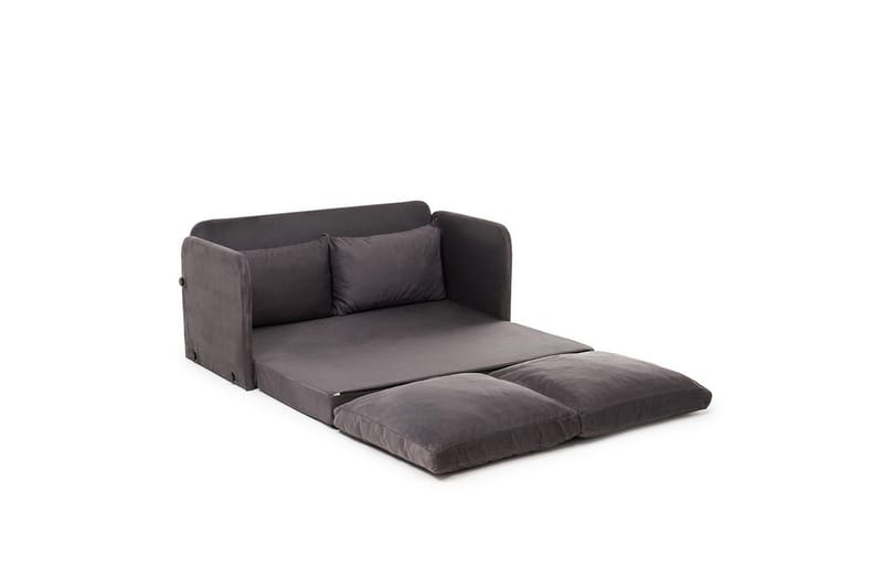 2-sæders sovesofa Rubby (128 x 70 x 66 cm) Grå - Grå - Møbler - Sofaer - Sovesofaer
