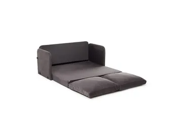 2-sæders sovesofa Rubby (128 x 70 x 66 cm) Grå - Grå - Møbler - Sofaer - Sovesofaer