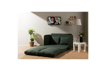 2-sæders sovesofa Rubby (128 x 70 x 66 cm) Grøn - Grøn - Møbler - Sofaer - Sovesofaer