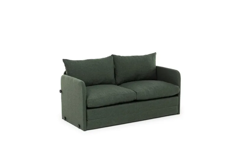 2-sæders sovesofa Rubby (128 x 70 x 66 cm) Grøn - Grøn - Møbler - Sofaer - Sovesofaer