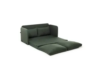 2-sæders sovesofa Rubby (128 x 70 x 66 cm) Grøn - Grøn - Møbler - Sofaer - Sovesofaer