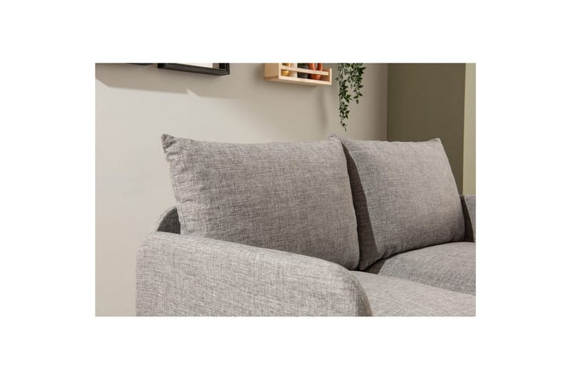 2-sæders sovesofa Rubby (128 x 70 x 66 cm) Lys Grå - Lys Grå - Møbler - Sofaer - Sovesofaer