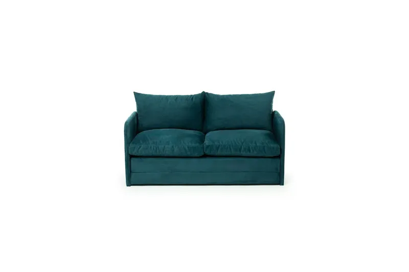 2-sæders sovesofa Rubby (128 x 70 x 66 cm) Petrolgrøn - Petrolgrøn - Møbler - Sofaer - Sovesofaer