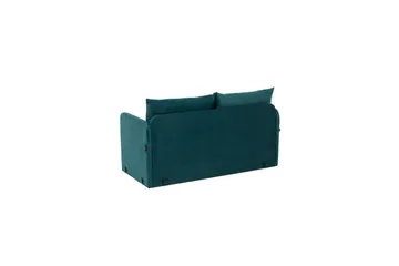 2-sæders sovesofa Rubby (128 x 70 x 66 cm) Petrolgrøn - Petrolgrøn - Møbler - Sofaer - Sovesofaer