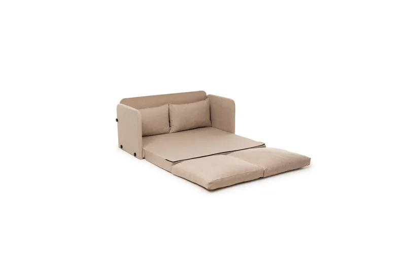 2-sæders sovesofa Rubby (148 x 70 x 66 cm) Beige - Beige - Møbler - Sofaer - Sovesofaer