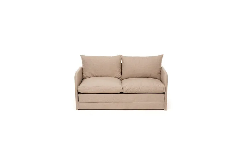 2-sæders sovesofa Rubby (148 x 70 x 66 cm) Beige - Beige - Møbler - Sofaer - Sovesofaer