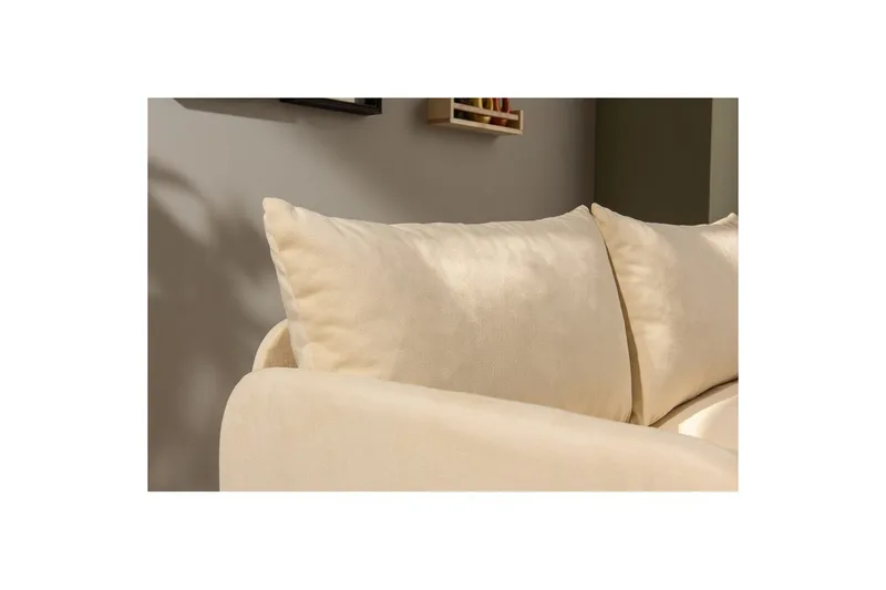 2-sæders sovesofa Rubby (148 x 70 x 66 cm) Creme - Creme - Møbler - Sofaer - Sovesofaer