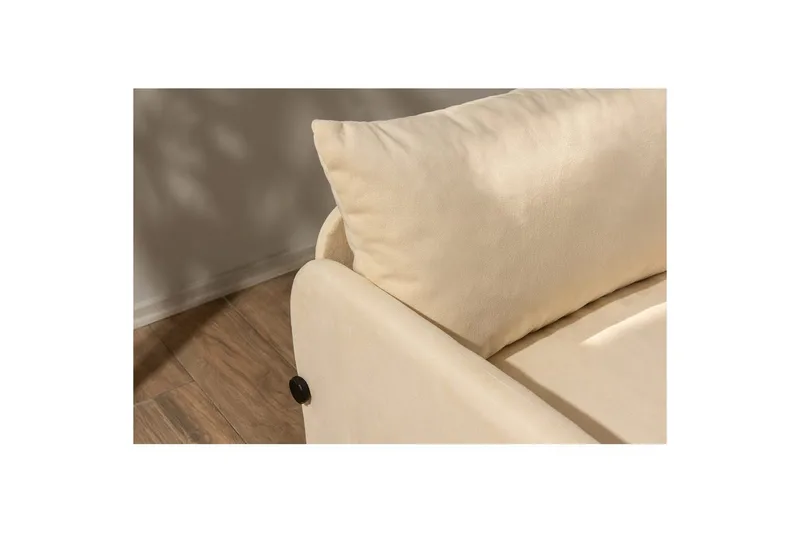 2-sæders sovesofa Rubby (148 x 70 x 66 cm) Creme - Creme - Møbler - Sofaer - Sovesofaer