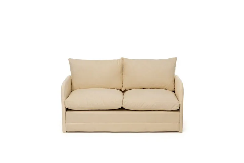 2-sæders sovesofa Rubby (148 x 70 x 66 cm) Creme - Creme - Møbler - Sofaer - Sovesofaer