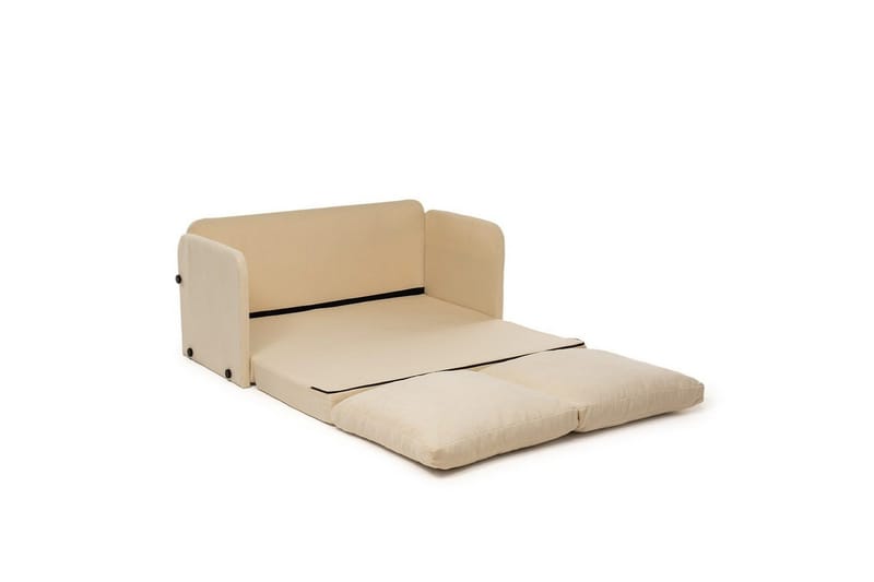 2-sæders sovesofa Rubby (148 x 70 x 66 cm) Creme - Creme - Møbler - Sofaer - Sovesofaer
