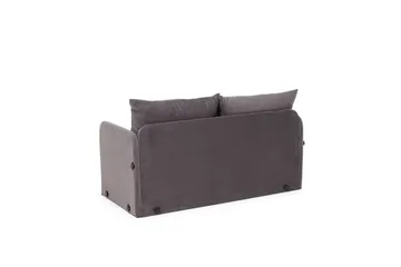 2-sæders sovesofa Rubby (148 x 70 x 66 cm) Grå - Grå - Møbler - Sofaer - Sovesofaer