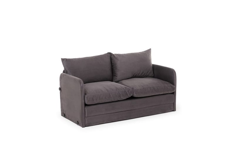 2-sæders sovesofa Rubby (148 x 70 x 66 cm) Grå - Grå - Møbler - Sofaer - Sovesofaer