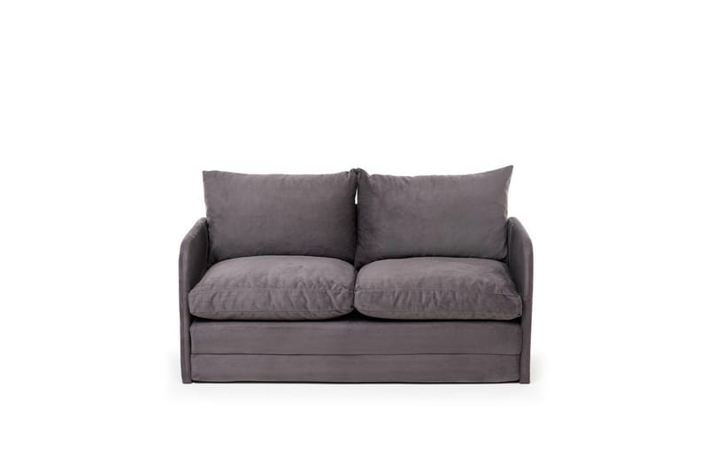 2-sæders sovesofa Rubby (148 x 70 x 66 cm) Grå - Grå - Møbler - Sofaer - Sovesofaer