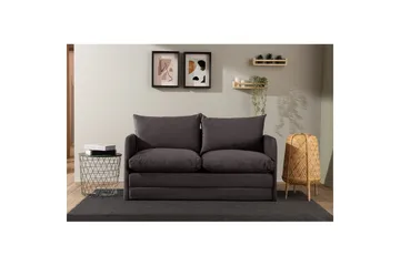 2-sæders sovesofa Rubby (148 x 70 x 66 cm) Grå - Grå - Møbler - Sofaer - Sovesofaer