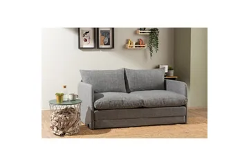 2-sæders sovesofa Rubby (148 x 70 x 66 cm) Lys Grå - Lys Grå - Møbler - Sofaer - Sovesofaer