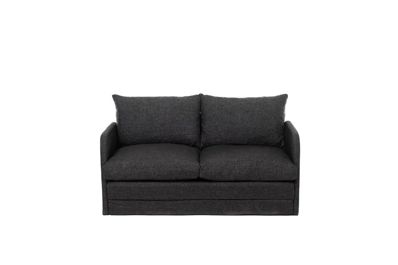 2-sæders sovesofa Rubby (148 x 70 x 66 cm) Mørk Grå - Mørk Grå - Møbler - Sofaer - Sovesofaer