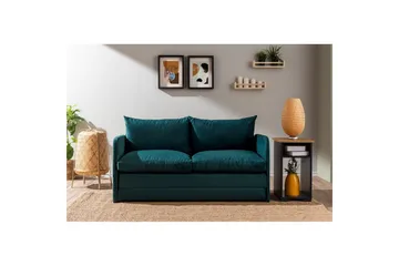 2-sæders sovesofa Rubby (148 x 70 x 66 cm) Petrolgrøn - Petrolgrøn - Møbler - Sofaer - Sovesofaer