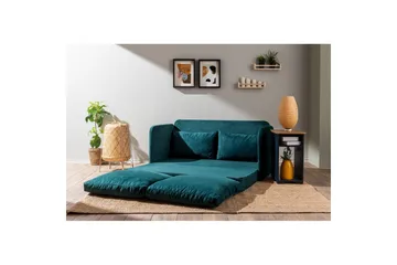 2-sæders sovesofa Rubby (148 x 70 x 66 cm) Petrolgrøn - Petrolgrøn - Møbler - Sofaer - Sovesofaer