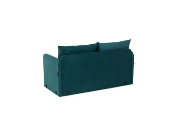 2-sæders sovesofa Rubby (148 x 70 x 66 cm) Petrolgrøn - Petrolgrøn - Møbler - Sofaer - Sovesofaer