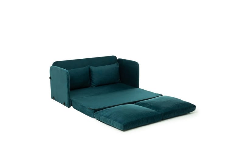 2-sæders sovesofa Rubby (148 x 70 x 66 cm) Petrolgrøn - Petrolgrøn - Møbler - Sofaer - Sovesofaer