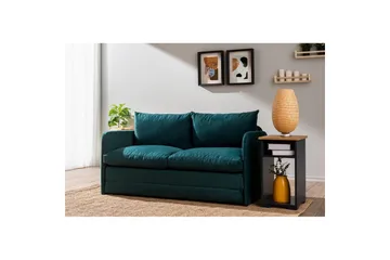 2-sæders sovesofa Rubby (148 x 70 x 66 cm) Petrolgrøn - Petrolgrøn - Møbler - Sofaer - Sovesofaer