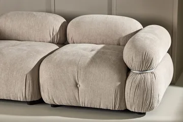 2-Seat Sofa Venture Home Beige Silver - Møbler - Sofaer - 2 personers sofa