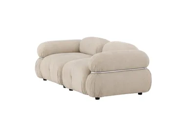 2-Seat Sofa Venture Home Beige Silver - Møbler - Sofaer - 2 personers sofa