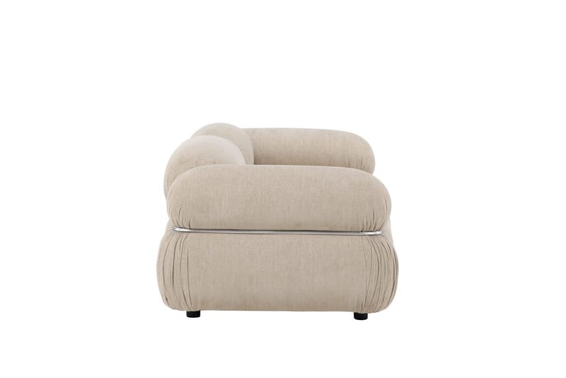 2-Seat Sofa Venture Home Beige Silver - Møbler - Sofaer - 2 personers sofa