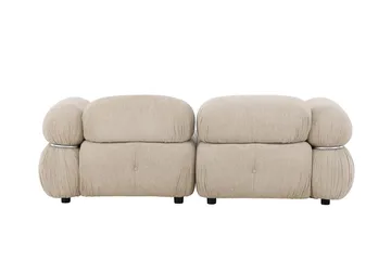 2-Seat Sofa Venture Home Beige Silver - Møbler - Sofaer - 2 personers sofa