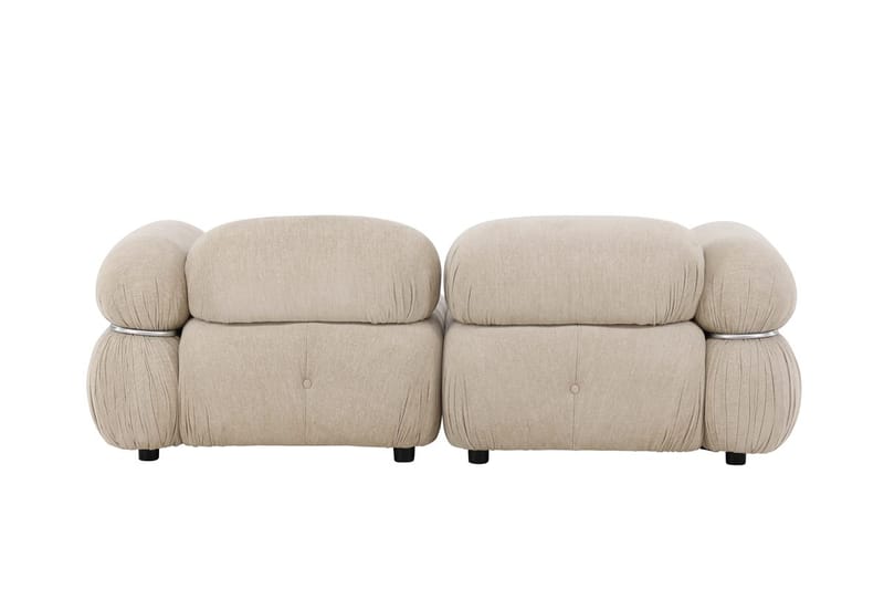 2-Seat Sofa Venture Home Beige Silver - Møbler - Sofaer - 2 personers sofa