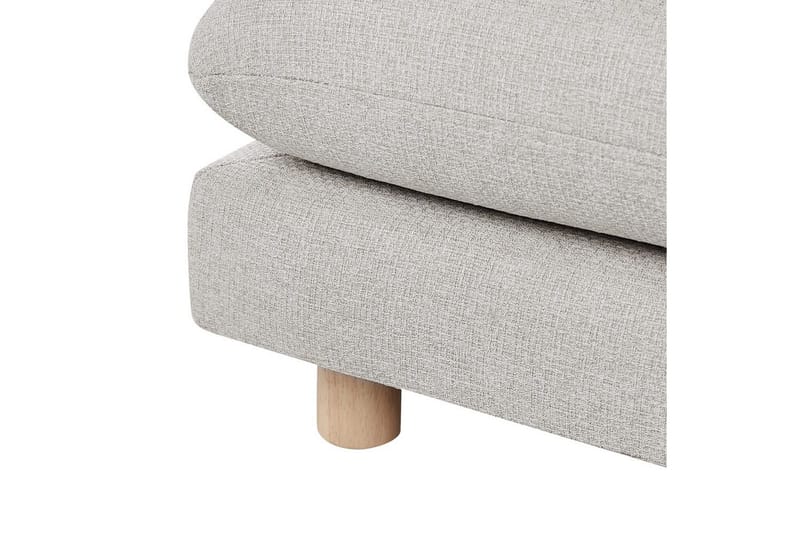 2-sitssoffa Beliani Heden Beige/ljust trä Beige||Light colored wood - Møbler - Sofaer - 2 personers sofa