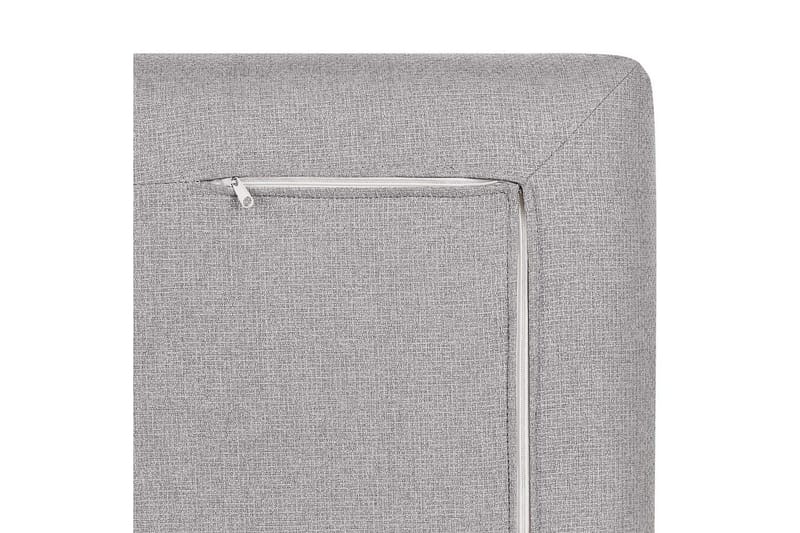 2-sitssoffa Beliani Heden Beige/ljust trä NO_BRAND Grey||Light colored wood - Møbler - Sofaer - 2 personers sofa