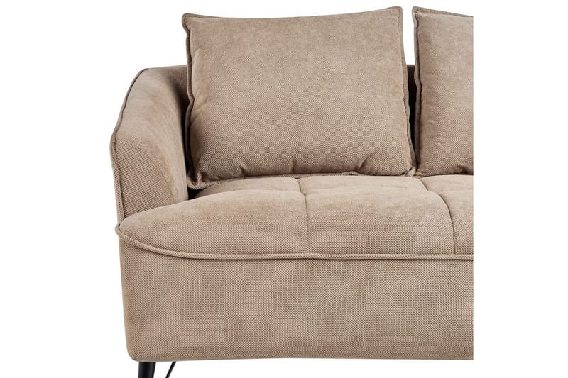 2-sitssoffa Beliani Hobro Brun, Svart Brown||Black - Møbler - Sofaer - 2 personers sofa